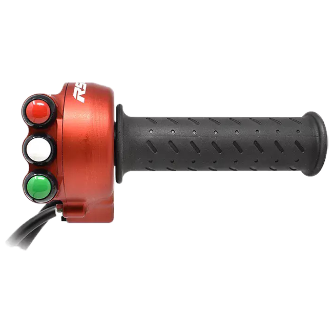 ジェットプライム Aprilia RSV4/RR/1100ファクトリー (21-25) JP ACC 660 RV の統合ハンドルスイッチ付きガスグリップハウジング 