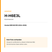 Akrapovic Krümmerrohr Honda CBR 600 RR (24-26) H-H6E3L — Platzhalter, kein Herstellerfoto verfügbar