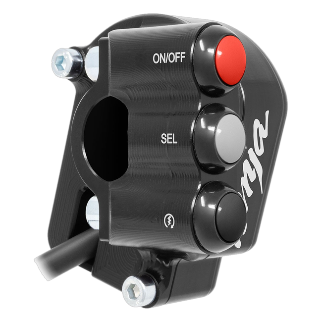 Gasgriffgehäuse mit integriertem Lenkerschalter JetPrime Kawasaki Ninja ZX-10RR (21-25) JP CO KA054