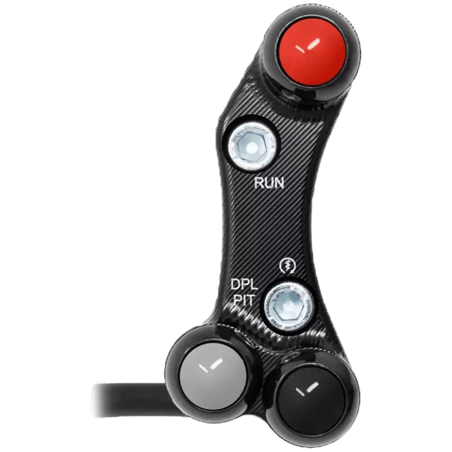 Interruttore del manubrio Race destro JetPrime Ducati Panigale V4/S (2025) JP PLDR / PLDRB 056 