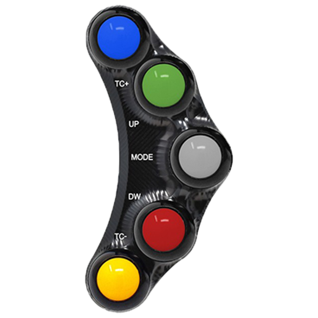 Interruptor de guidão Race esquerdo JetPrime Ducati Panigale 899 (13-16) JP PLSR 005 