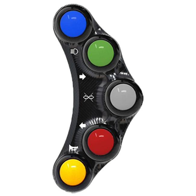 Steering switch Street Left Jetprime BMW S1000RR K46 (15-18) JP PLS 008