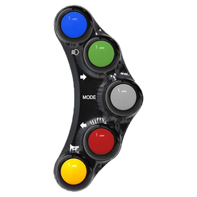 Interruptor de manillar izquierdo JetPrime para Kawasaki ZX-6R/636/RR (19-22) JP PLS 044 