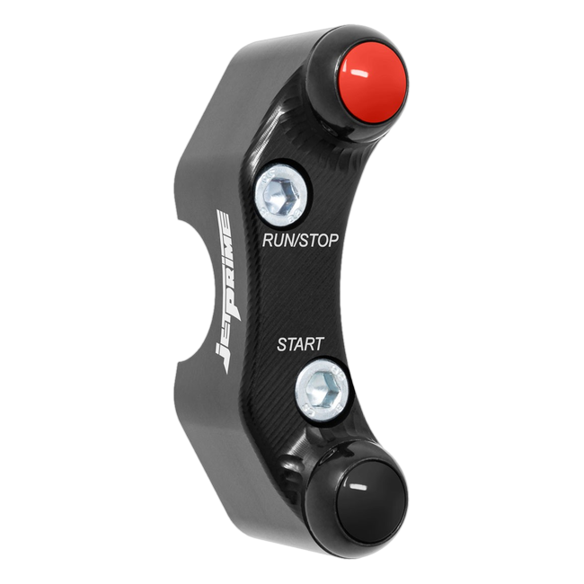 Lenkerschalter SuperSport rechts JetPrime Ducati Panigale V2 955 (20-24) JP SPDB 006 – für Mectronik-Dashboard, versetztes Lochbild