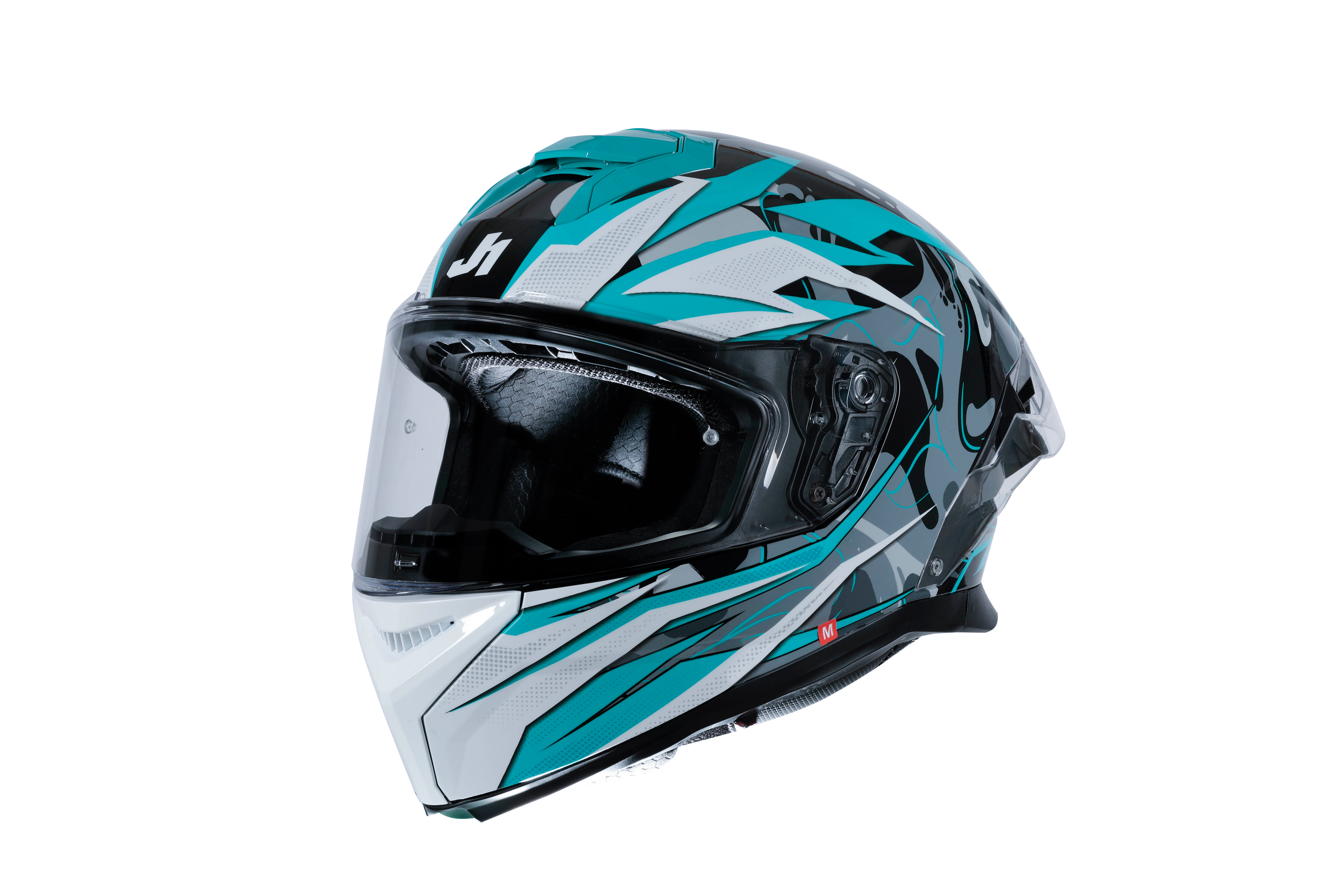 Just1 J-STR Helm Avalon Turquoise / Zwart Glans 6030390111002 