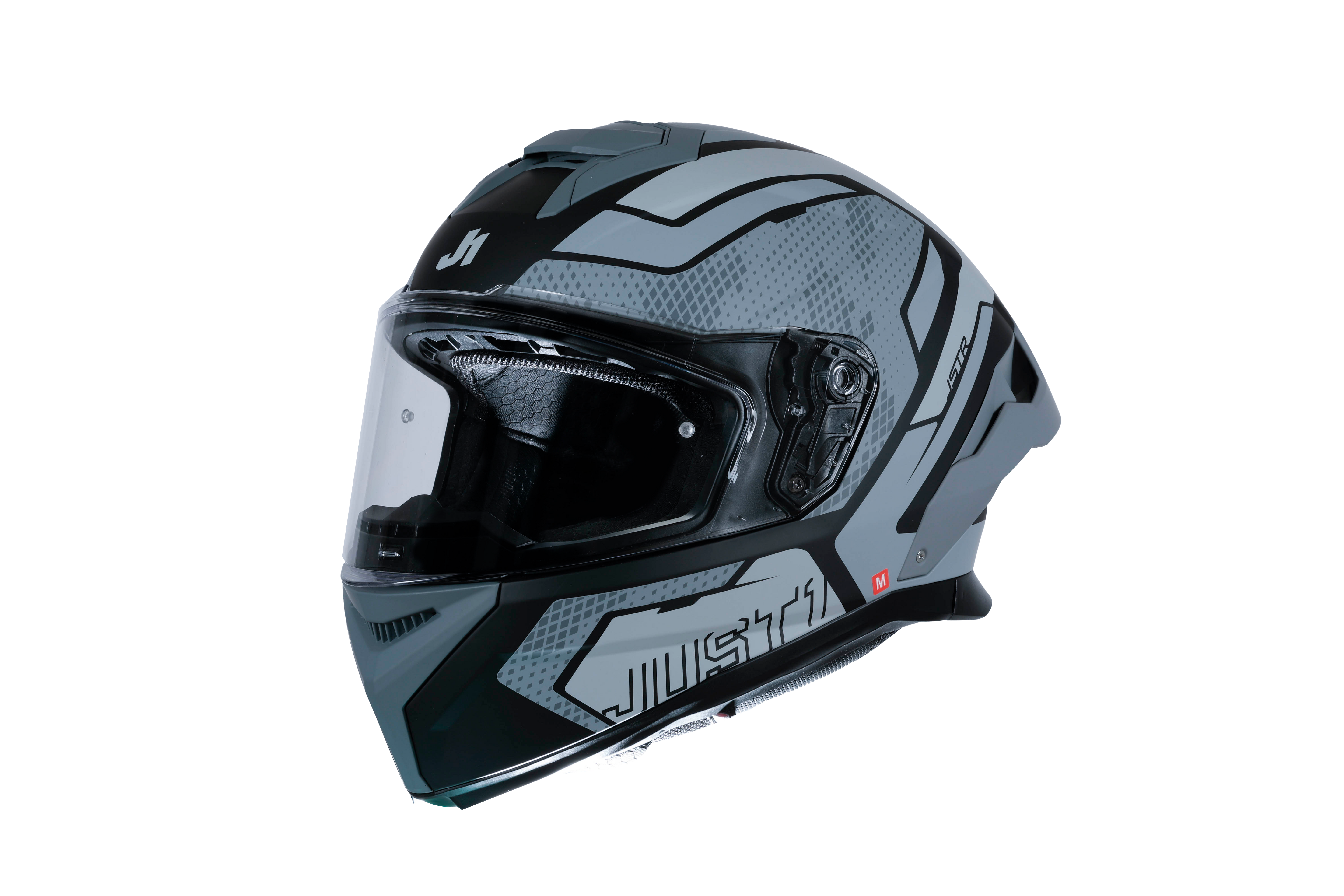 Casco Just1 J-STR Union Grigio / Nero Opaco 6030390201001 