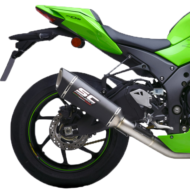 SC-Project Slip-On SC1-R + tubo de substituição KAT Kawasaki ZX-10 R/RR (21-25) K38A-DET91C 
