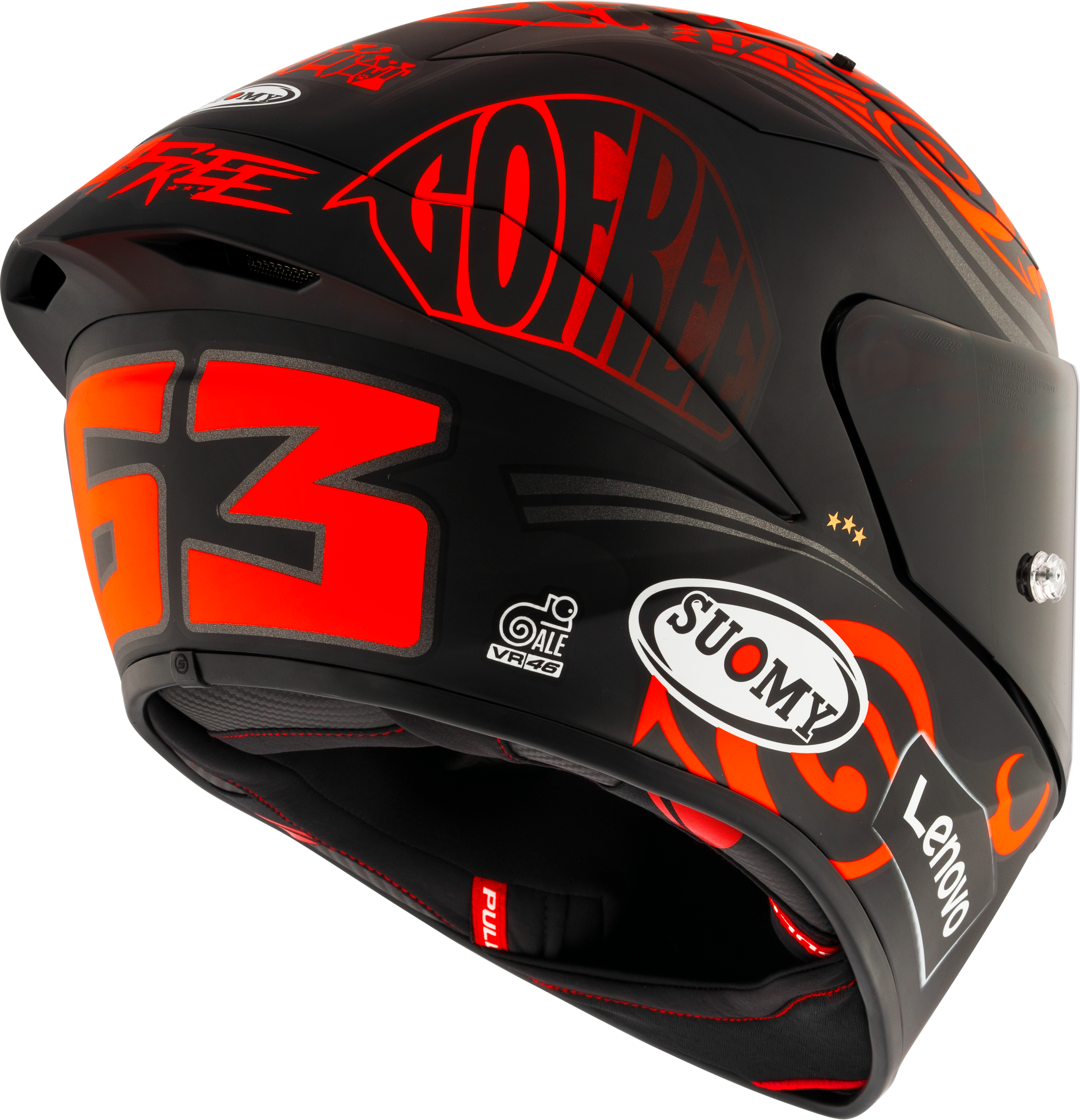 Suomy S1-XR GP Helm Francesco Pecco Bagnaia Replica 2024
