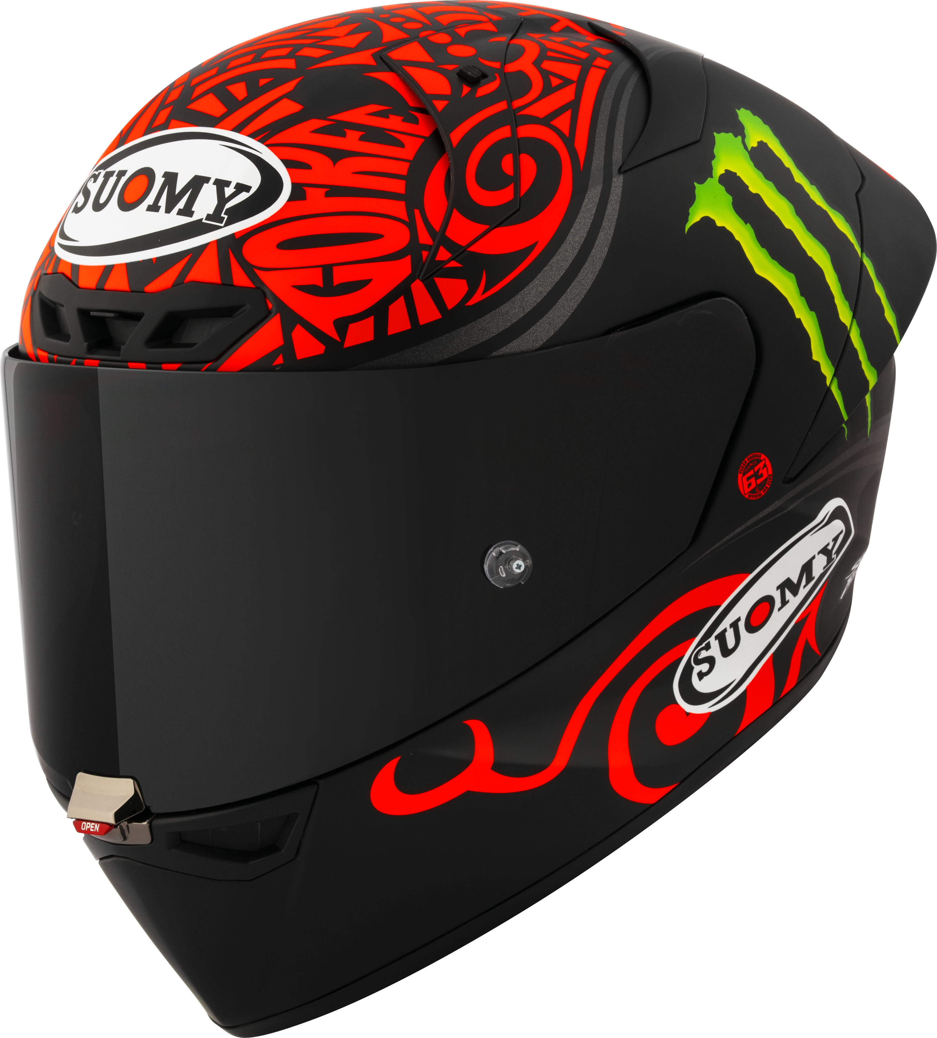 Suomy S1-XR GP Helm Francesco Pecco Bagnaia Monster Replica