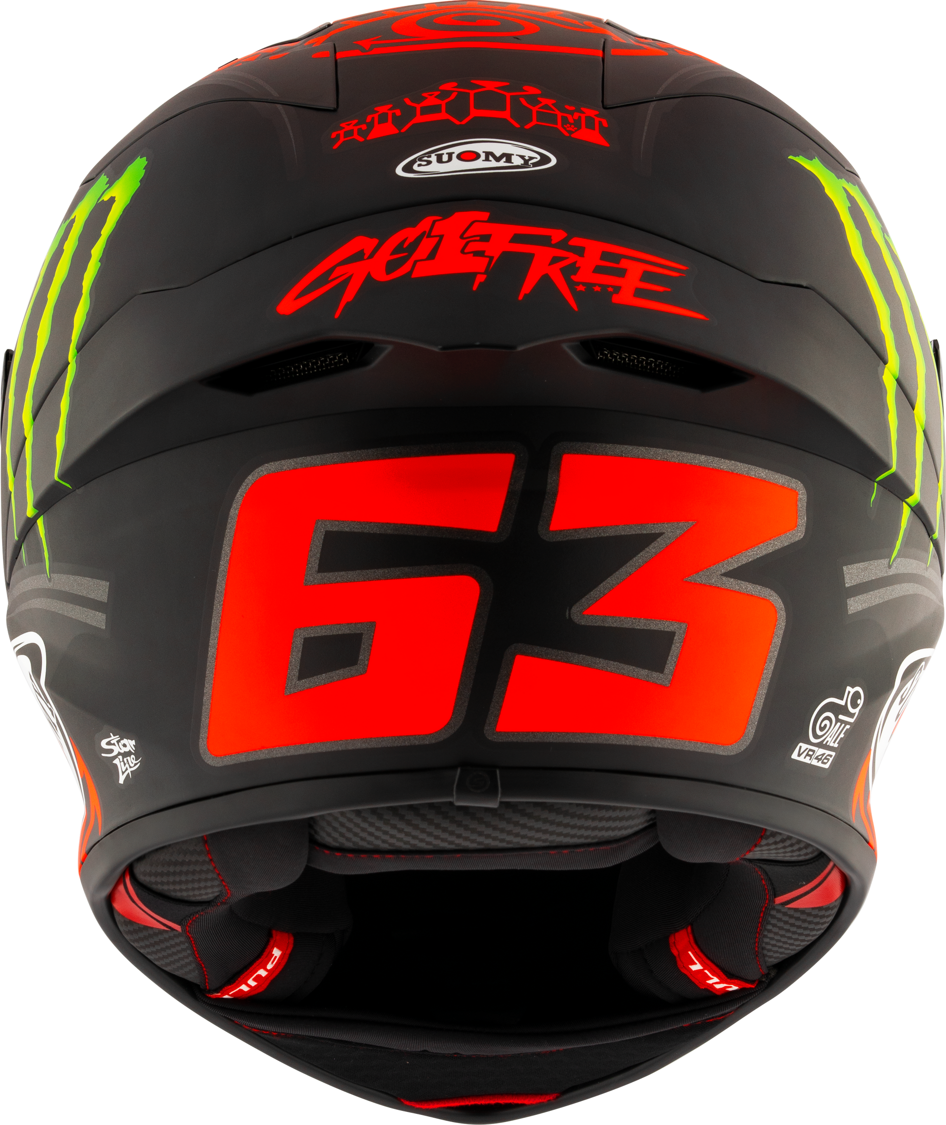 Suomy S1-XR GP helmet Francesco Pecco Bagnaia Monster Replica 2024 Suomy S1-XR GP helmet Francesco Pecco Bagnaia Monster Replica 2024