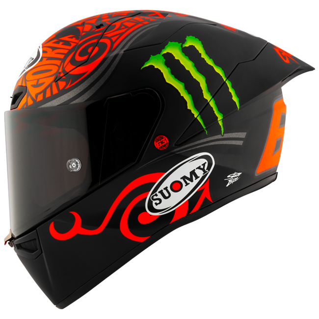 Suomy S1-XR GP Helm Francesco Pecco Bagnaia Monster Replica Suomy S1-XR GP Helm Francesco Pecco Bagnaia Monster Replica