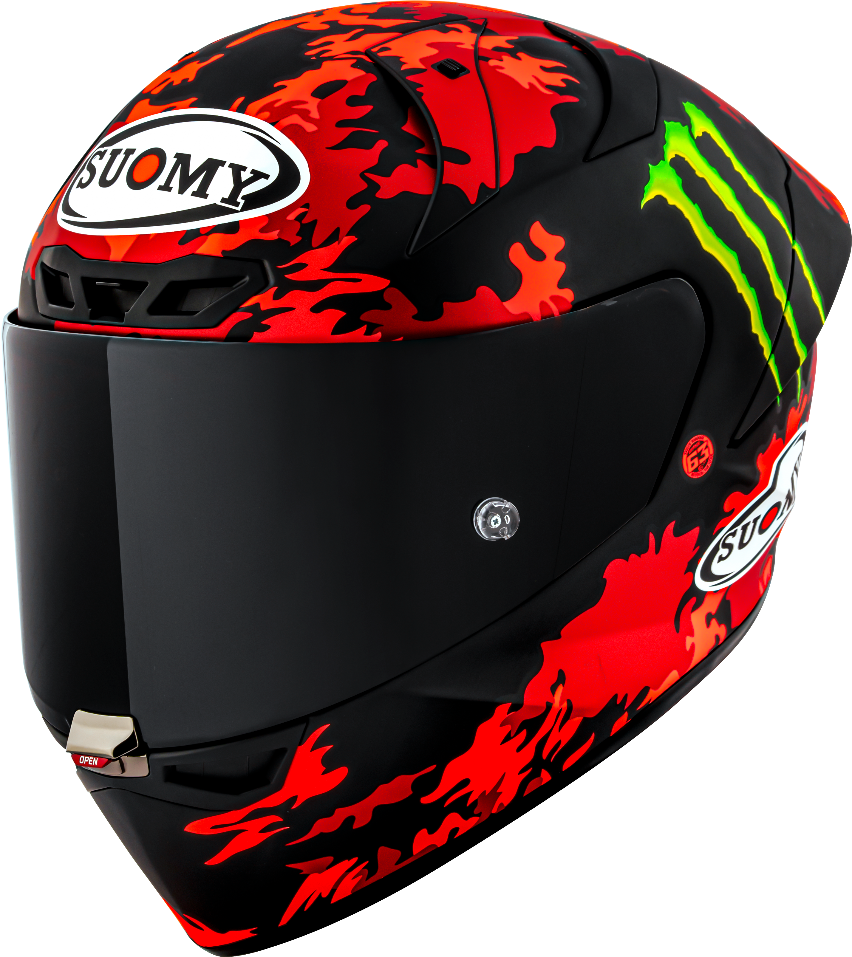 Suomy S1-XR GP Helmet Francesco Pecco Bagnaia Monster Replica 2025 K6SX0017 