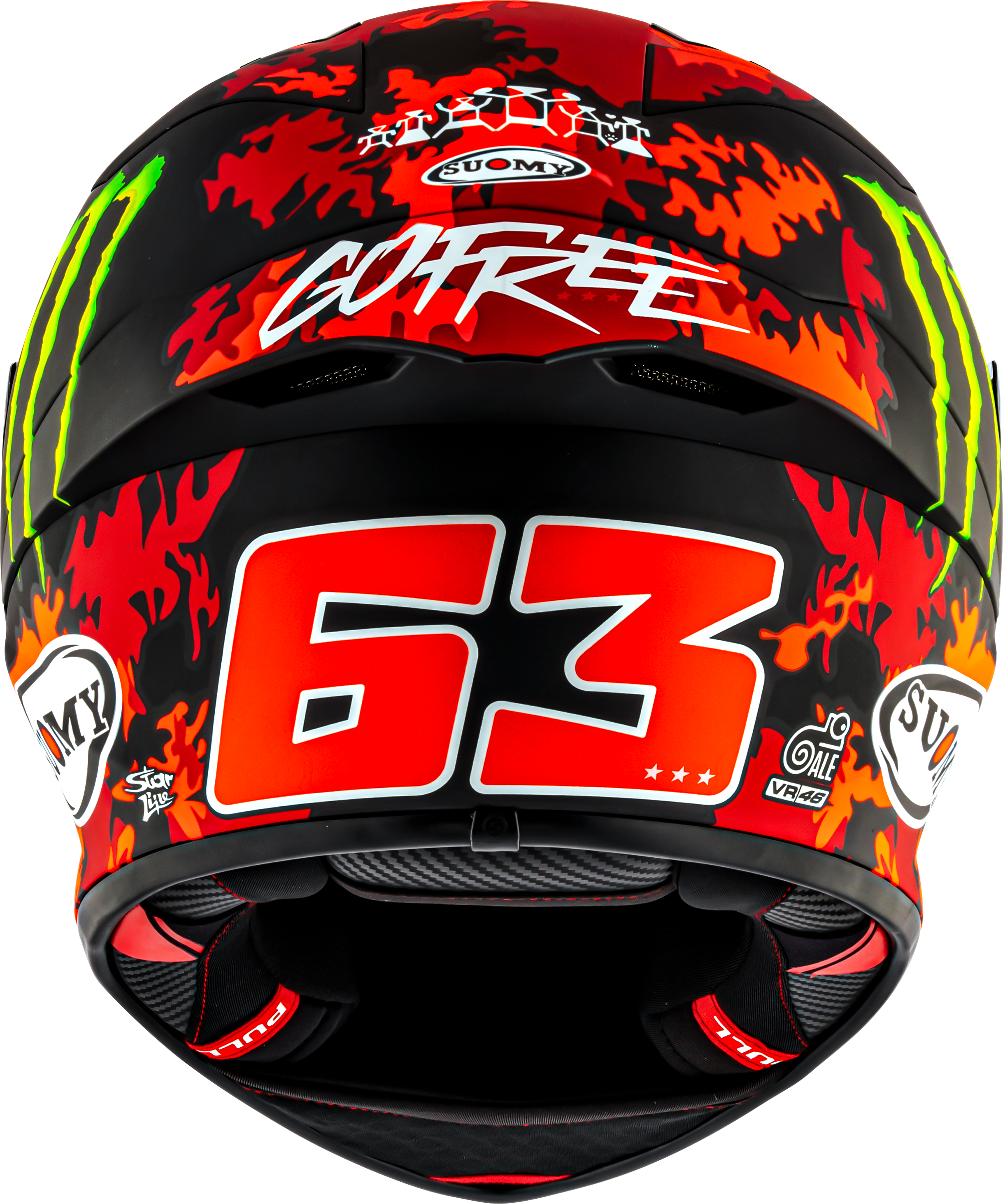 Suomy S1-XR GP Helmet Francesco Pecco Bagnaia Monster Replica 2025 K6SX0017 