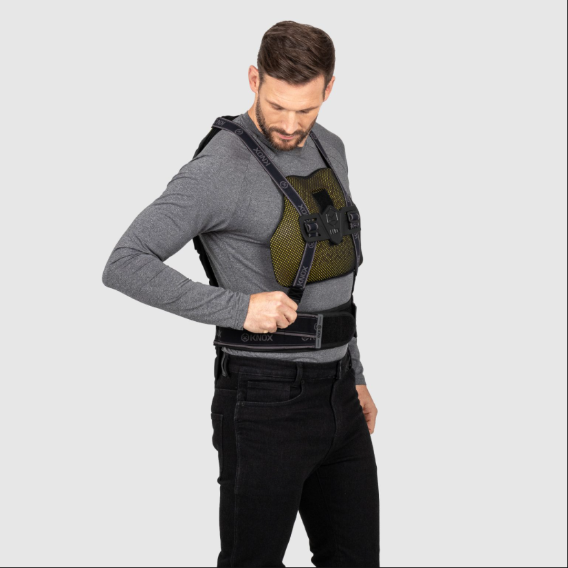 Knox Micro-Lock Protettore petto | Uomo | Nero | 1014729044180 