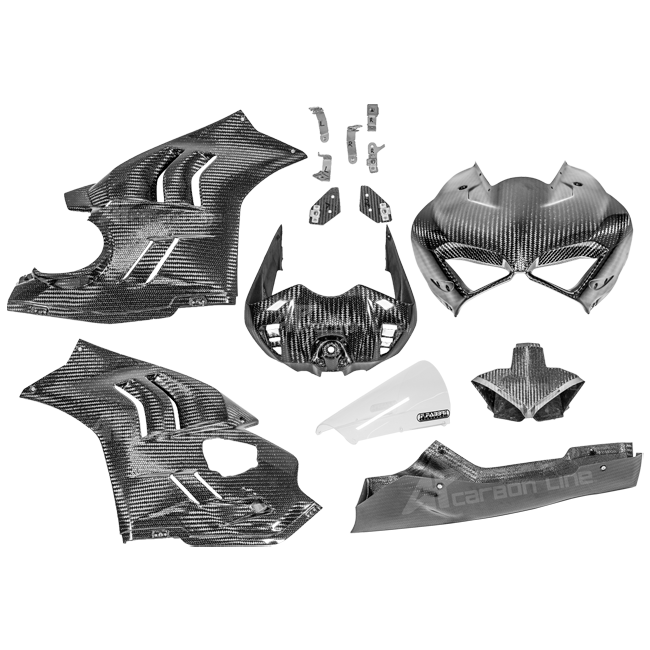 Complete SBK cladding set 400g AP carbon line ducati Panigale V4/S/R (22-24)