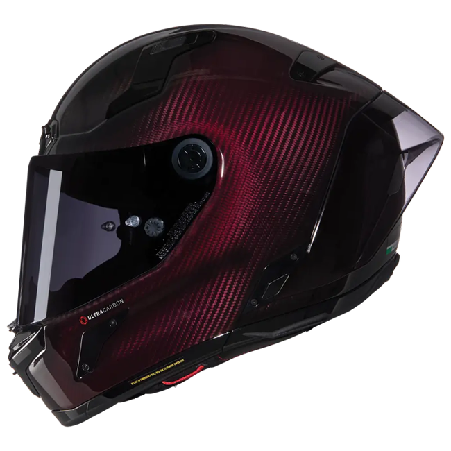 Nolan X-804 RS Kask Ultra Karbon Parlak Kırmızı Liquido 326 