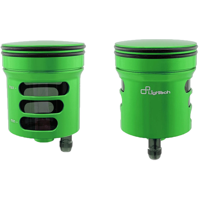 LighTech ブレーキ＆クラッチオイルタンク 30 cm³ – CNCアルミニウム、カラー | バイク用ユニバーサルリザーバー 
