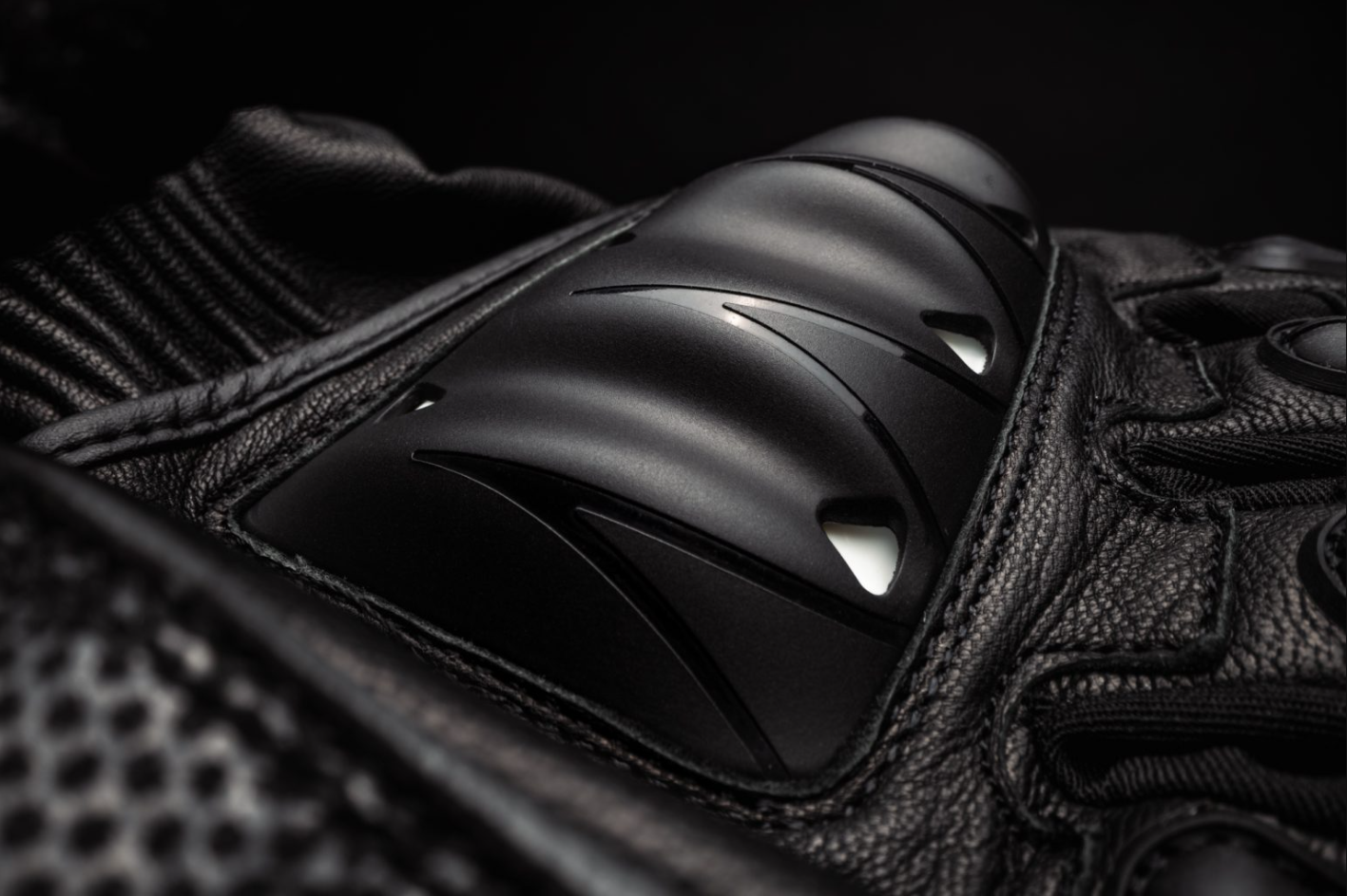 Knox Oulton MK2 Luvas de Desporto em Pele | Homem | Preto/Branco | 1011352160050 