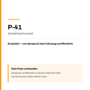 Akrapovic Zylinderkopf-Innenteil P-41 — Platzhalter, kein Herstellerfoto verfügbar