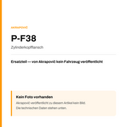 Akrapovic Zylinderkopfflansch P-F38 — Platzhalter, kein Herstellerfoto verfügbar