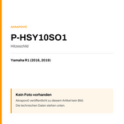 Akrapovic Hitzeschild Yamaha R1 (16-19) P-HSY10SO1 — Platzhalter, kein Herstellerfoto verfügbar