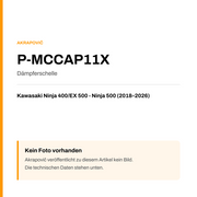 Akrapovic Dämpferschelle Kawasaki Ninja 400 / EX 500 - Ninja 500 (18-26) P-MCCAP11X — Platzhalter, kein Herstellerfoto verfügbar