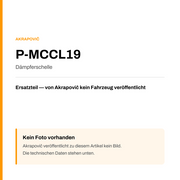 Akrapovic Dämpferschelle P-MCCL19 — Platzhalter, kein Herstellerfoto verfügbar