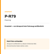 Akrapovic Passring P-R79 — Platzhalter, kein Herstellerfoto verfügbar