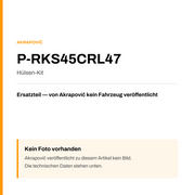 Akrapovic Hülsen-Kit P-RKS45CRL47 — Platzhalter, kein Herstellerfoto verfügbar