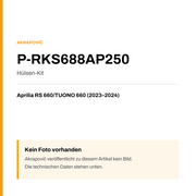 Akrapovic Hülsen-Kit Aprilia RS 660 / TUONO 660 (23-24) P-RKS688AP250 — Platzhalter, kein Herstellerfoto verfügbar
