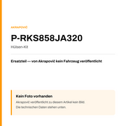 Akrapovic Hülsen-Kit P-RKS858JA320 — Platzhalter, kein Herstellerfoto verfügbar