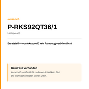Akrapovic Hülsen-Kit P-RKS92QT36/1 — Platzhalter, kein Herstellerfoto verfügbar
