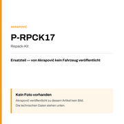 Akrapovic Repack-Kit P-RPCK17 — Platzhalter, kein Herstellerfoto verfügbar