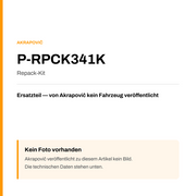 Akrapovic Repack-Kit P-RPCK341K — Platzhalter, kein Herstellerfoto verfügbar