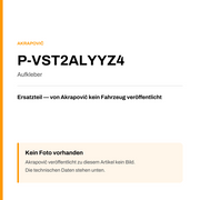Akrapovic Aufkleber P-VST2ALYYZ4 — Platzhalter, kein Herstellerfoto verfügbar
