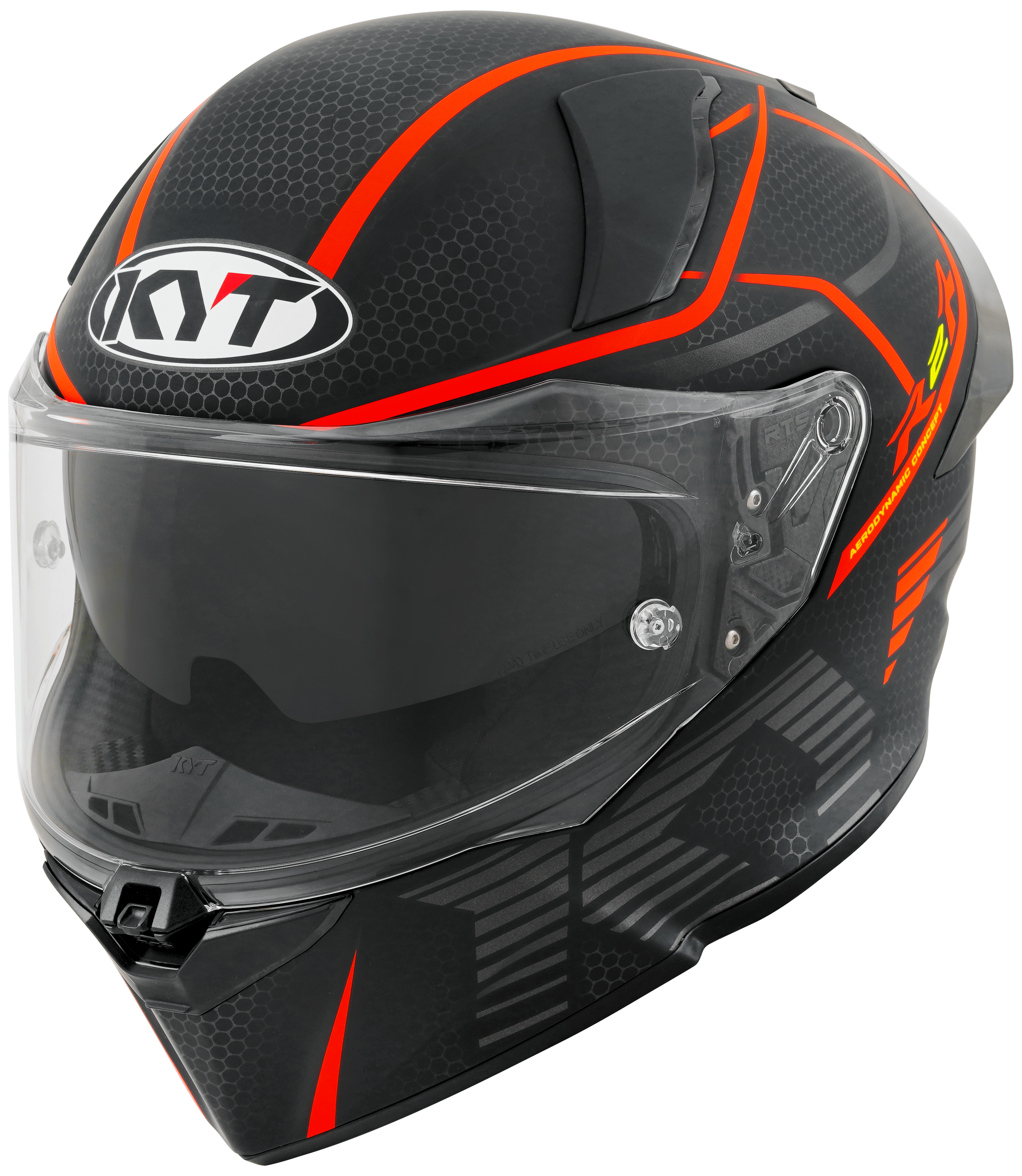 KYT R2R Helmet Concept Matt Black / Red Y6R20008 