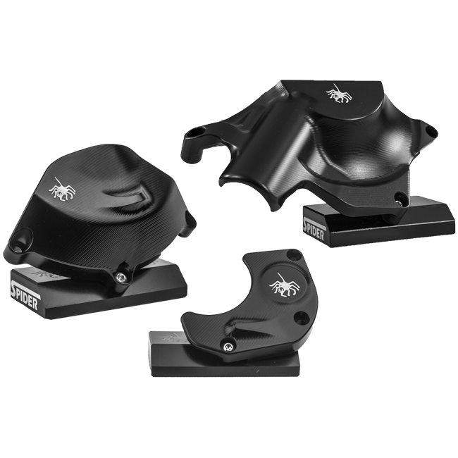 Couvercle de protection du moteur en aluminium Spider Racing Yamaha YZF-R6 RJ11, RJ15 et RJ27 (06-25) 20.Y151 