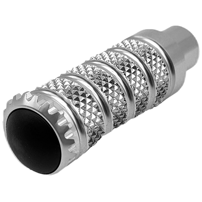 Light-tech náhradní stopa stopy Footrest 85,5 mm-silver/černá | RFTR318