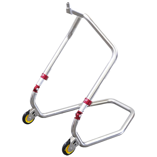 LighTech製ステンレス製フロントホイールスタンド トリプルツリーリフト、高さ調整可能 RSS001 