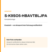 Akrapovic Komplettanlage S-K9SO5-HBAVTBLJPA — Platzhalter, kein Herstellerfoto verfügbar
