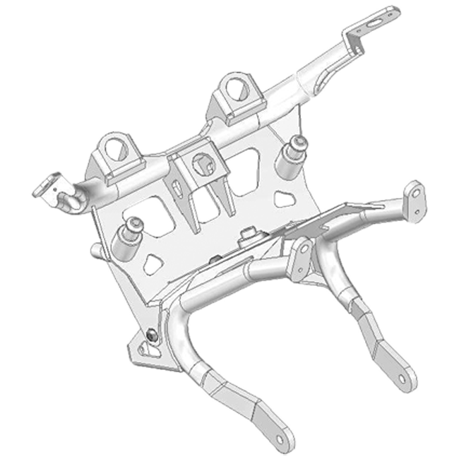 Support d'instruments en aluminium "SBK" Ducati Panigale V4/S/R (18-24) Pierobon 