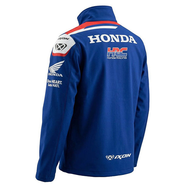 Honda HRC Racing Team Zip Sweat-Jacke Bleu Réplique 2026 Homme IXON 