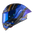 Nexx X.R3R Helmet Swirl Carbon Deep Blue Gold 01XR323489126 