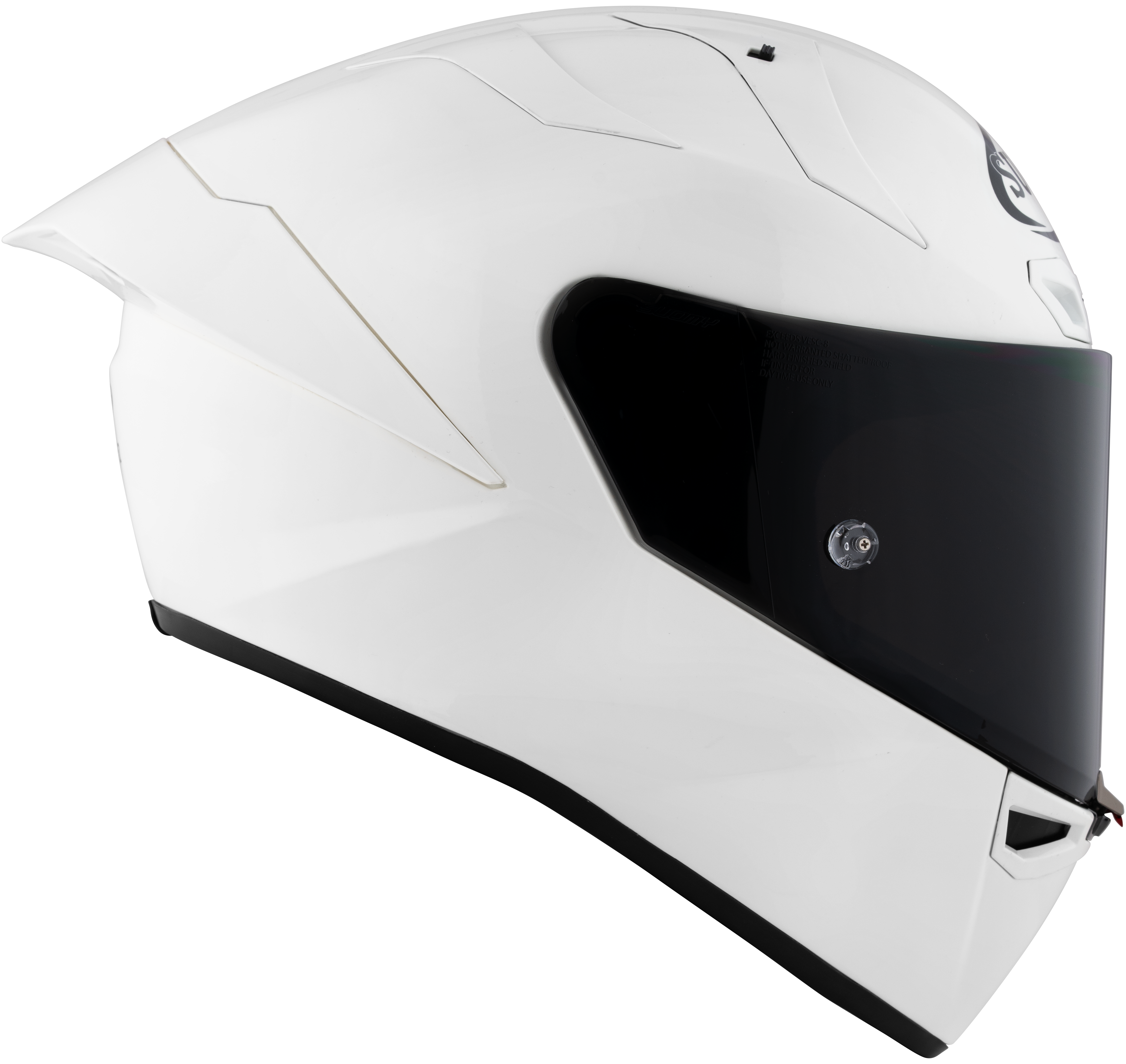 Suomy S1-XR GP Helm Plain White Glossy K6SX00W3