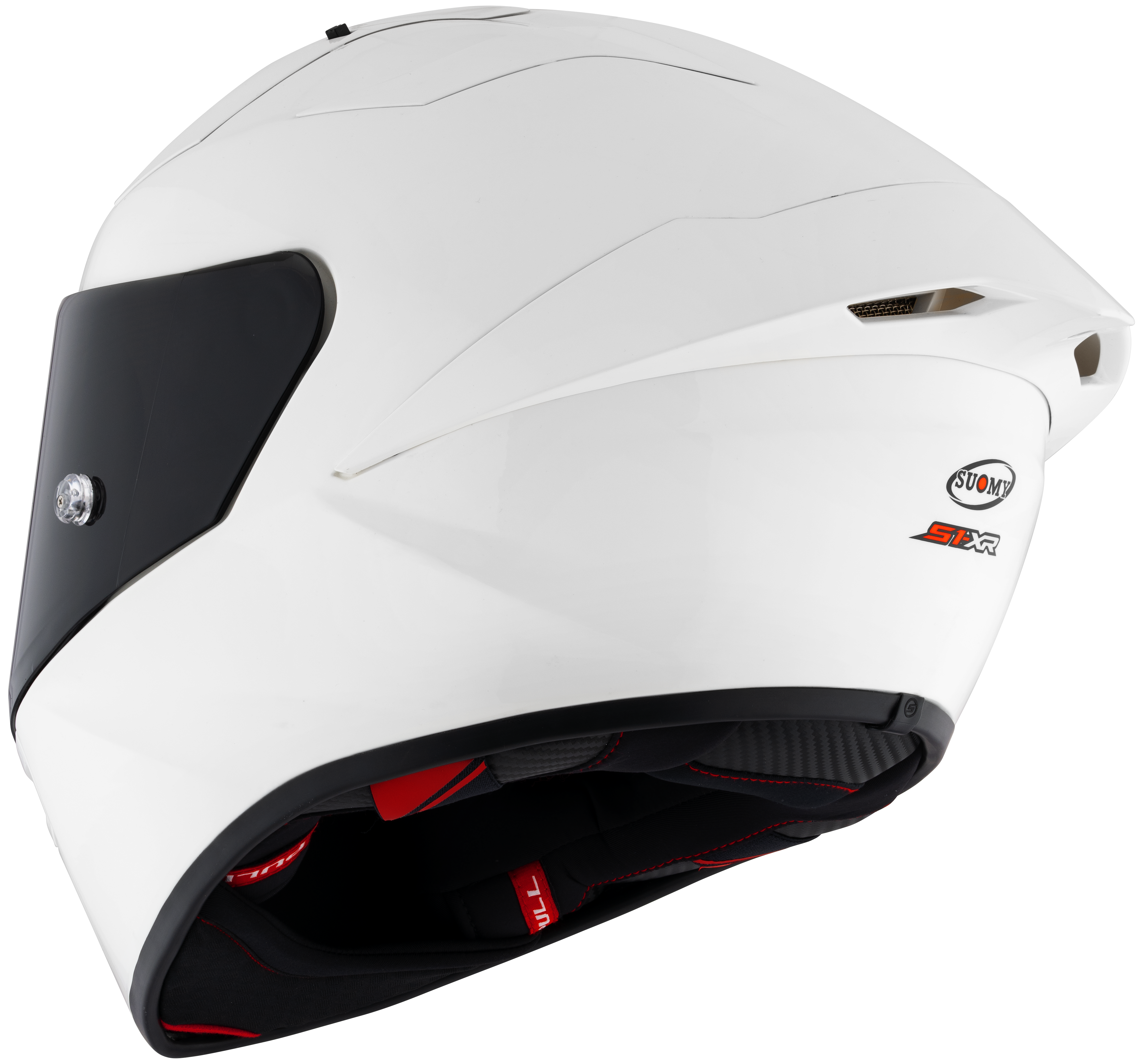 Suomy S1-XR GP Helm Plain White Glossy K6SX00W3