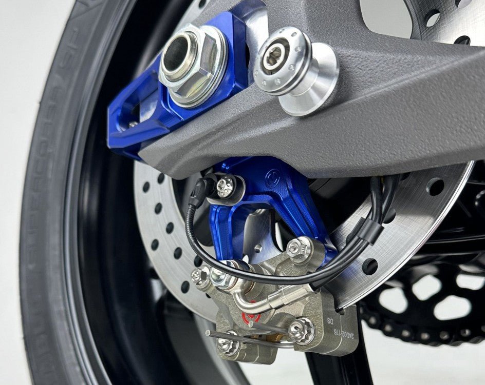 Kit de tension de chaîne avec support d'étrier de frein et Brembo P2-24 64mm X206001 Motocorse Ducati Panigale V4/S (2025) 