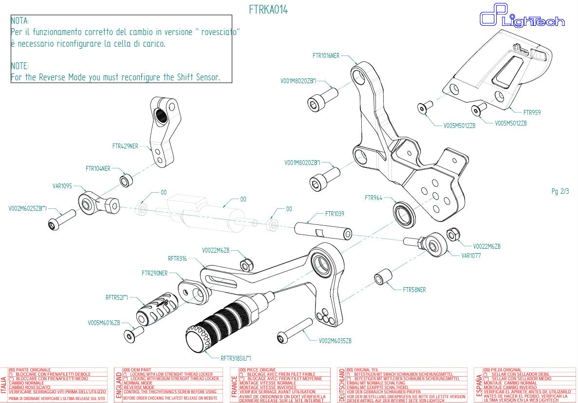 Système de freinage Track-Use LighTech Kawasaki ZX-4 RR (23-25) FTRKA014 