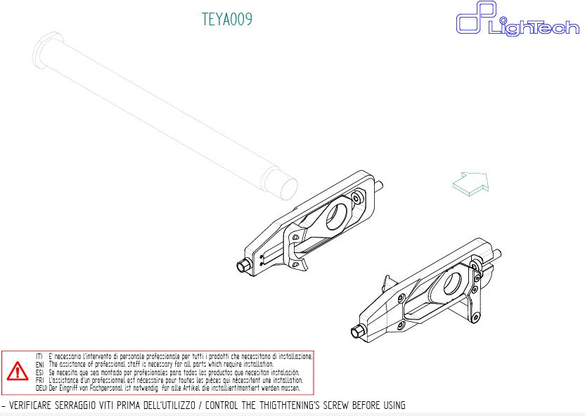 Tensor de cadena Feuse Yamaha YZF-R1/M RN65 (20-25) Teya009