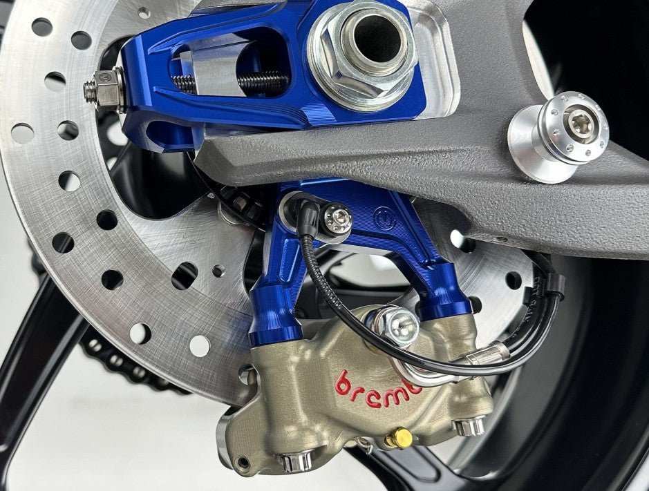 Chain tensioner kit with caliper holder and Brembo P2-30 69.5 mm XA6H530 Motocorse Ducati Panigale V4/S (2025) 
