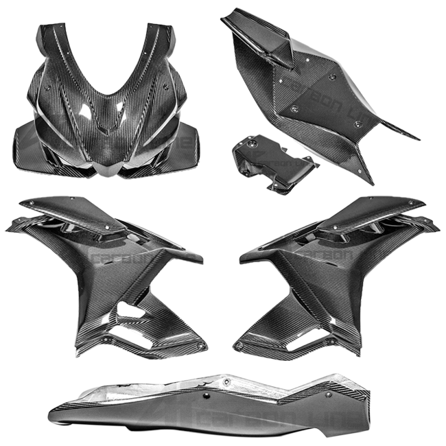 Complete cladding set 200g AP carbon line Aprilia RSV4/RR/1100 Factory (21-25)